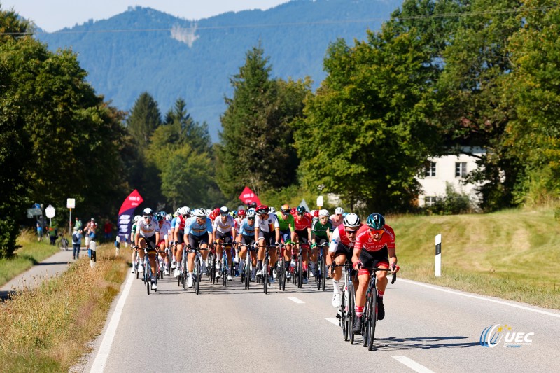European Championships Munich 2022 - 2022 UEC Road Elite European Championships - Men's Road Race - 14/08/2022 - Scenery - Peloton - photo Luca Bettini/UEC/SprintCyclingAgency?2022